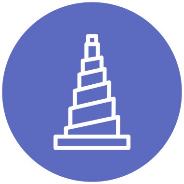 Yapı simgesinin vektör illüstrasyonu