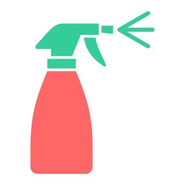 Temizlik. Web simgesi basit tasarım