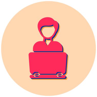 Evrak çantalı kadın, düz tasarım vektör çizimi