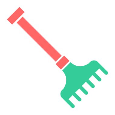 Tırmık. Web simgesi basit illüstrasyon