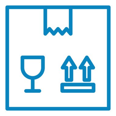 paket simgesi, vektör çizimi