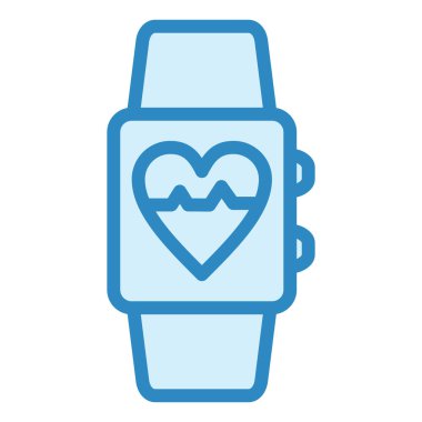 akıllı kalp, vektör illüstrasyonu