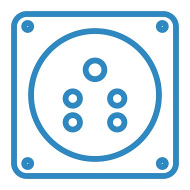 Fiş simgesi, vektör illüstrasyonu basit tasarım 