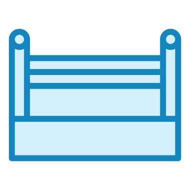 Boks Halkası Modern ikon vektör çizimi  