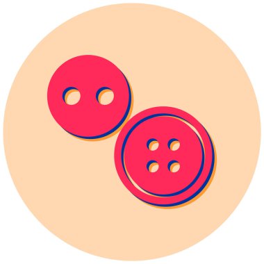 Düz bir simgenin vektör illüstrasyonu