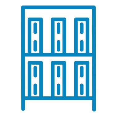 arşiv vektörü ince çizgi simgesi