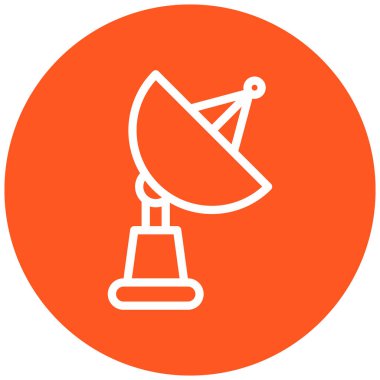 Uydu anteni. Basit resimleme