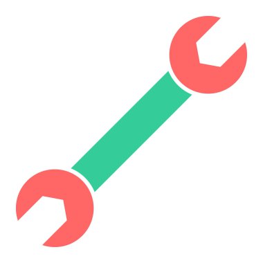 Anahtar vektör simgesi. biçim iki renkli düz semboldür