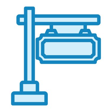 Açık simgenin vektör illüstrasyonu