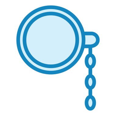 Monocle modern ikon vektör illüstrasyonu