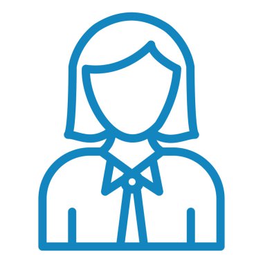 avatar. Web simgesi basit illüstrasyon
