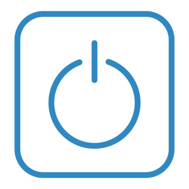 güç kaynağı simgesi, vektör çizim