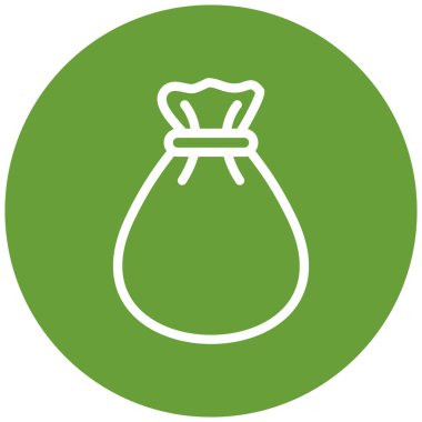 Çanta. Web simgesi basit illüstrasyon