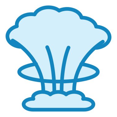 Patlama. Web simgesi basit illüstrasyon 