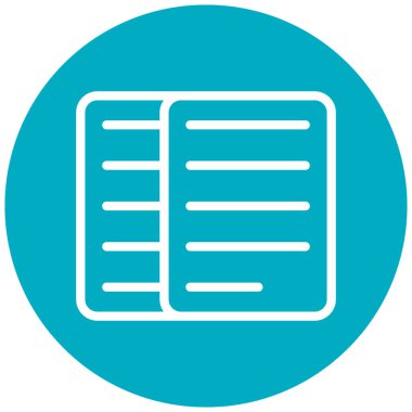 kitap simgesi vektör illüstrasyonu