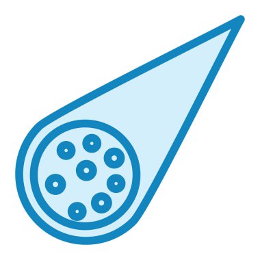 kuyruklu yıldız simge vektör çizim