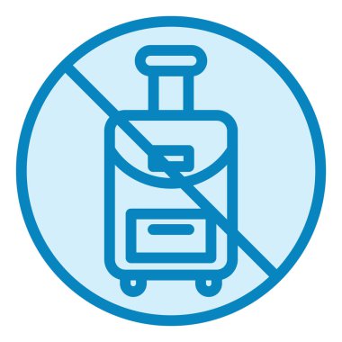 Bagaj simge vektör çizim