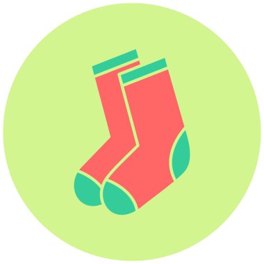 Çorap. Web simgesi basit illüstrasyon