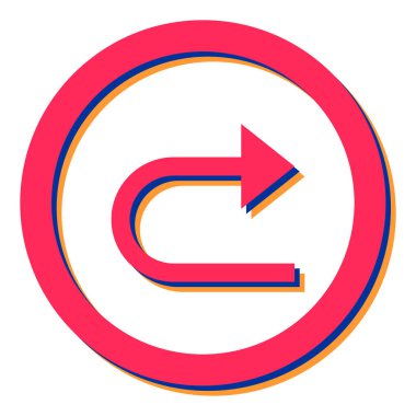 ok simgesi vektör illüstrasyonu