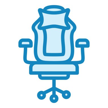 Oyun Sandalyesi. Web simgesi basit illüstrasyon 