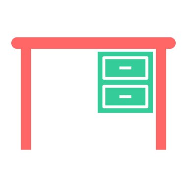 Dolap. Web simgesi basit illüstrasyon