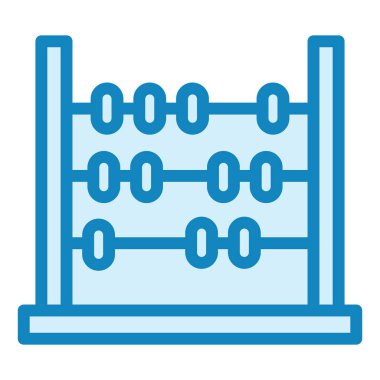 Abaküs. Web simgesi basit illüstrasyon