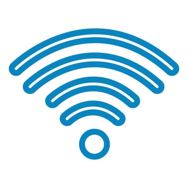 wifi sinyal vektör illüstrasyonu