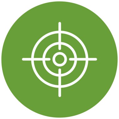 Hedef. Web simgesi basit illüstrasyon