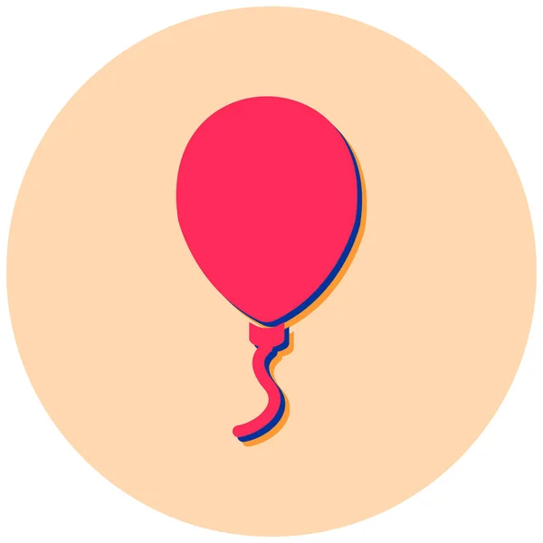 Balloon Web Icon Simple Illustration — Stock Vector