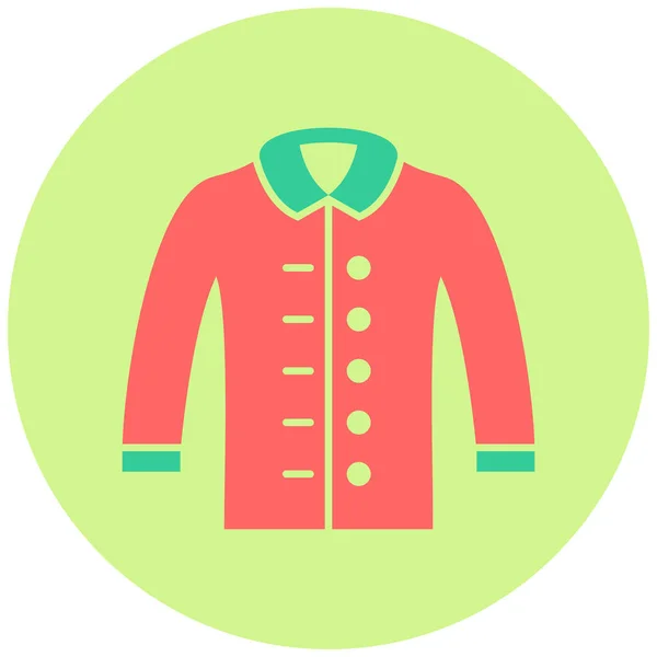 Модна Куртка Векторна Іконка — стоковий вектор