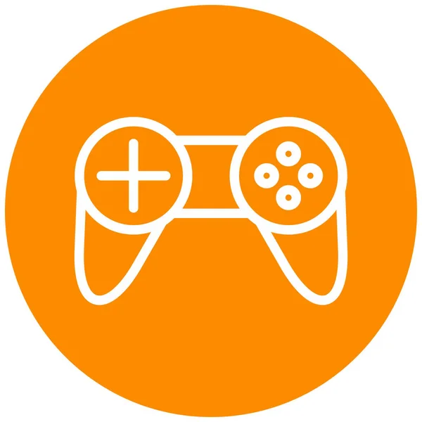 Gamepad Web Icon Simple Illustration — Stock Vector