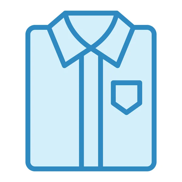 Kleid Hemd Moderne Ikone Vektor Illustration — Stockvektor