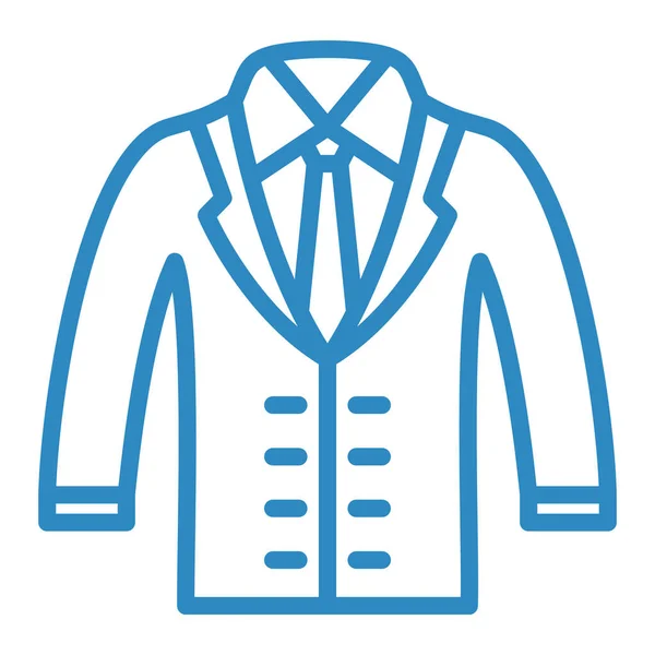 Business Wear Web Icon Simple Illustration — 스톡 벡터