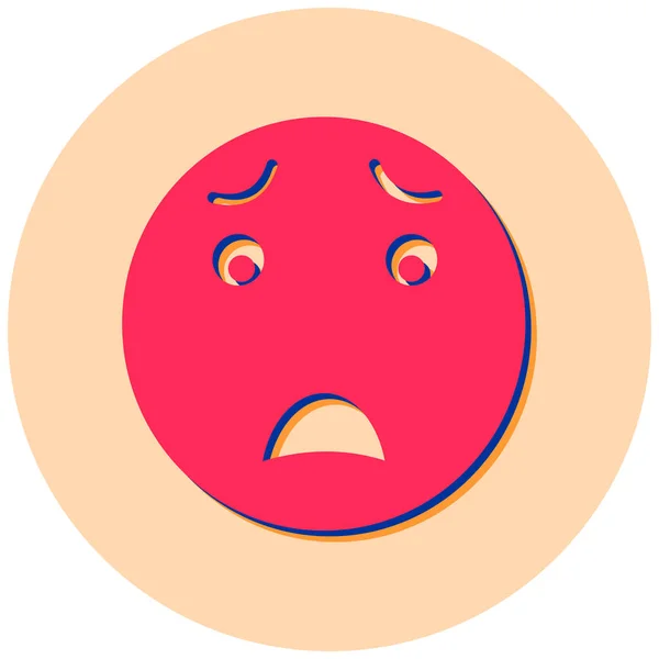 Emoji Icono Web Ilustración Simple — Archivo Imágenes Vectoriales