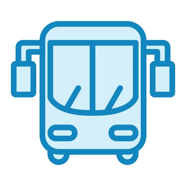 Otobüs Modern Simge Vektör Illüstrasyonu — Stok Vektör