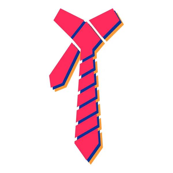 Icône Cravate Illustration Simple Des Icônes Vectorielles Cravate Pour Web — Image vectorielle