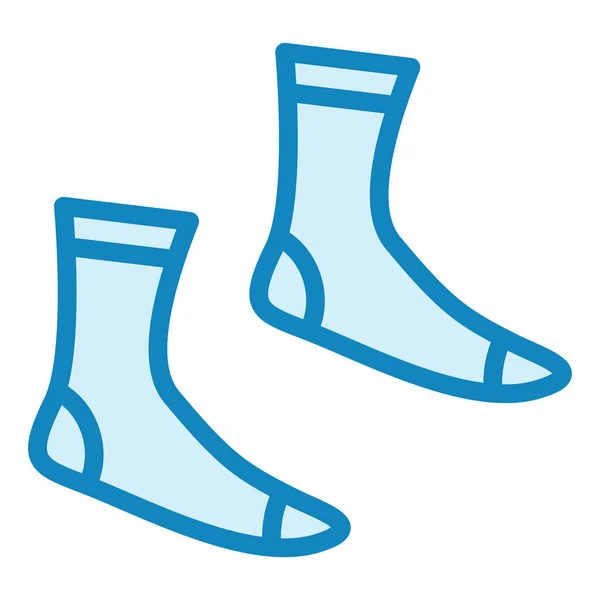 Socks Web Icon Simple Illustration — Stock Vector