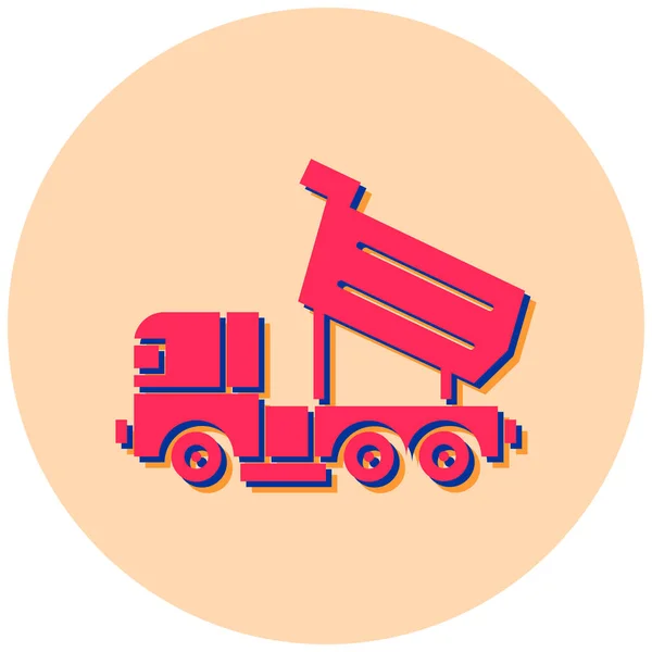 Camion Icône Web Illustration Simple — Image vectorielle