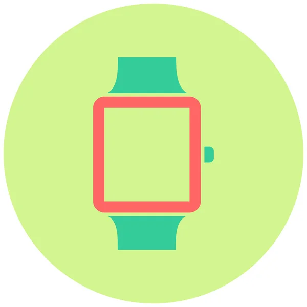 Smartwatch Web Symbol Einfache Illustration — Stockvektor