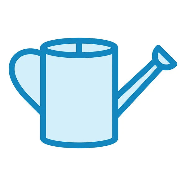 Watering Can Icon Vector Thin Line Sign Isolated Contour Symbol — 스톡 벡터