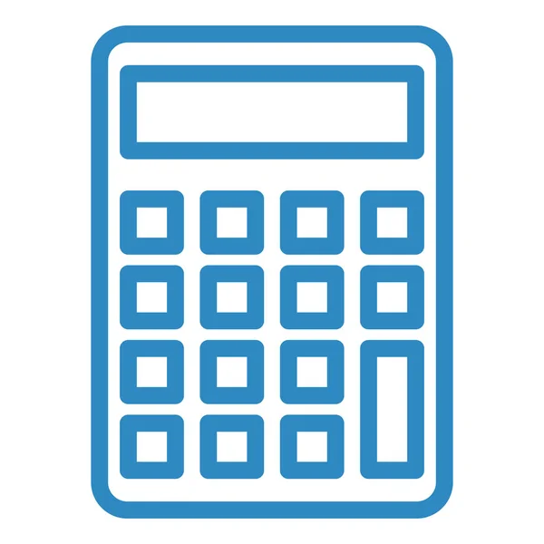 Ikona Kalkulačky Jednoduchá Ilustrace Vektorových Ikon Pro Web — Stockový vektor