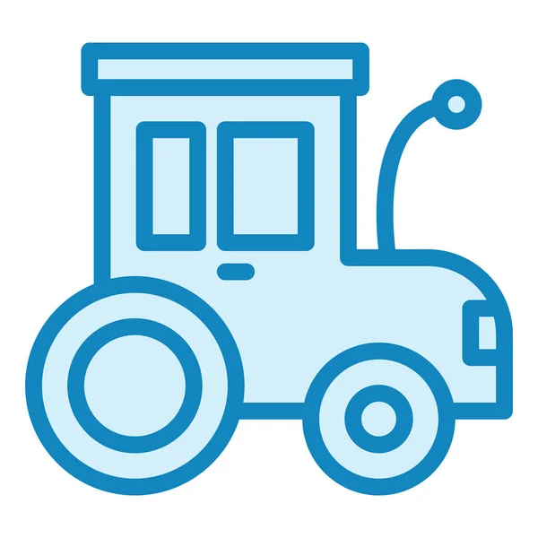 Tractor Juguete Icono Moderno Vector Ilustración — Vector de stock