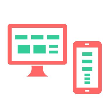 Çevrimiçi Depolama simgesi vektör illüstrasyonu