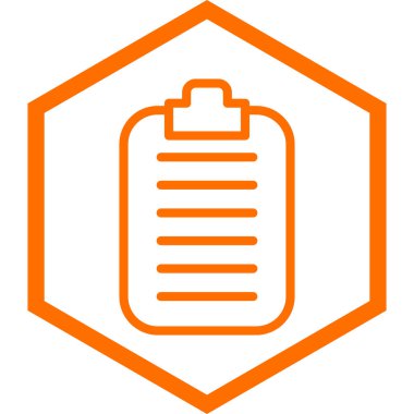 Belge. Web simgesi basit illüstrasyon