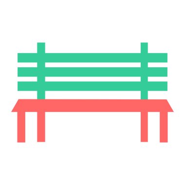 Yedek kulübesi Web simgesi basit illüstrasyon