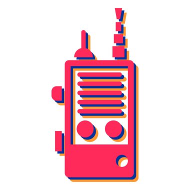 Modern b 'nin vektör çizimi robot simgesinden yoksun