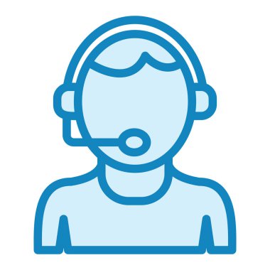 Müşteri Hizmetleri. Basit illüstrasyon