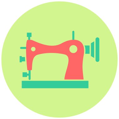 Dikiş makinesi vektör simgesi