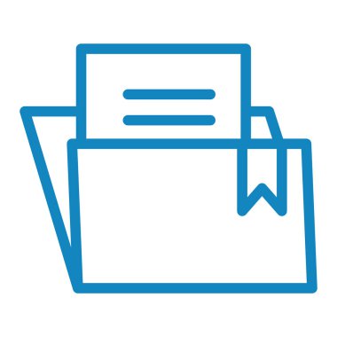 belge simgesi vektör illüstrasyonu