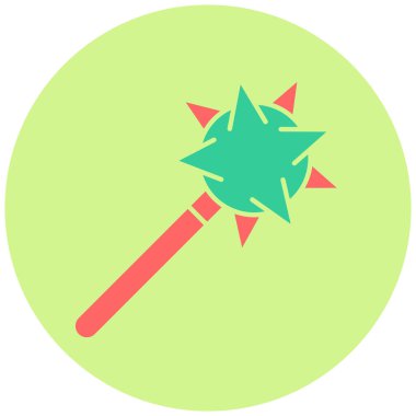 Topuz. Web simgesi basit illüstrasyon